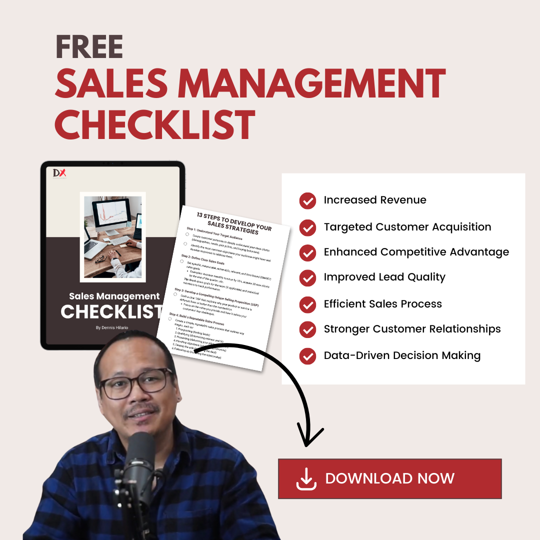 Free Sales Management Checklist - Digital Transformation Academy